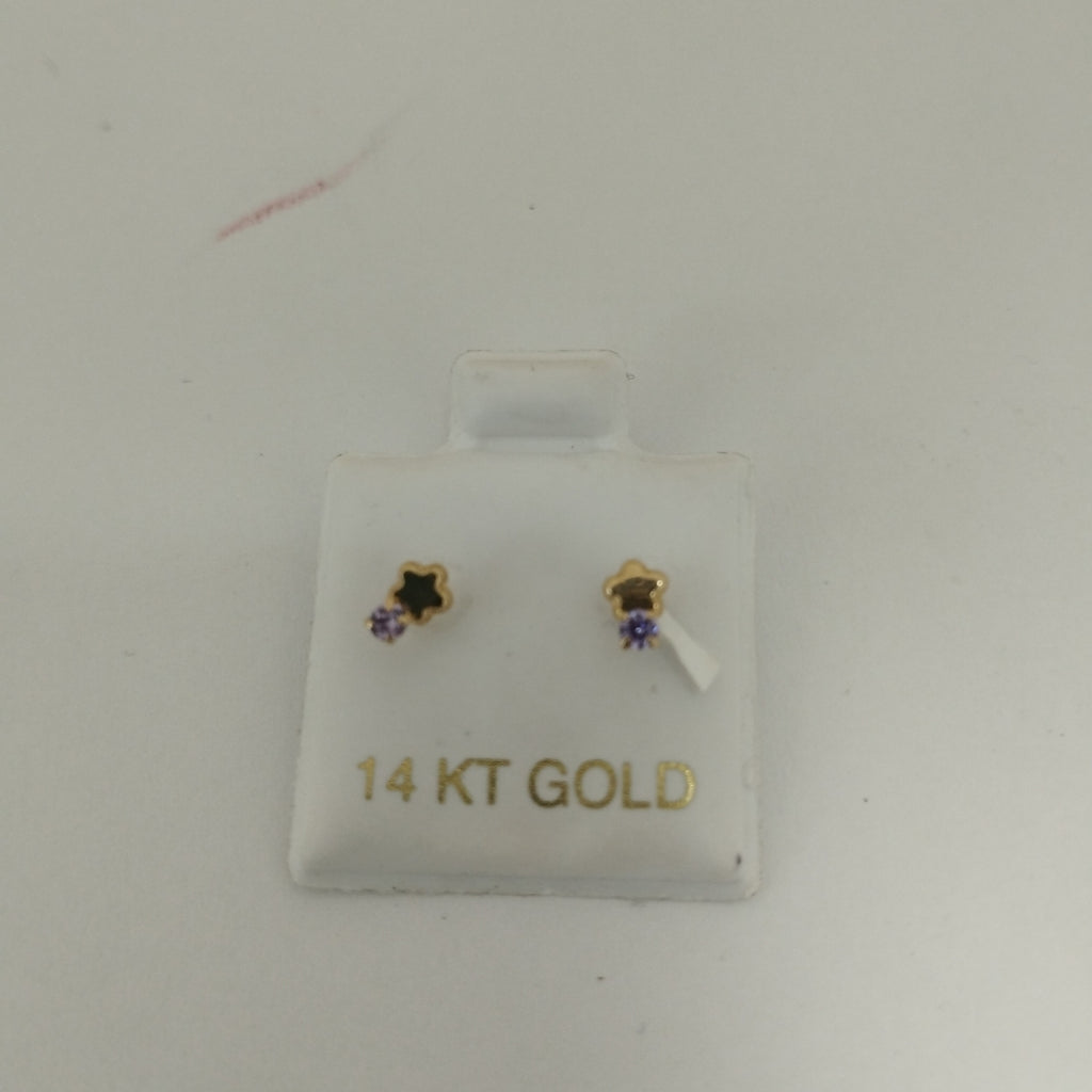 BROQUELES ORO 14K 1 (NUEVO)