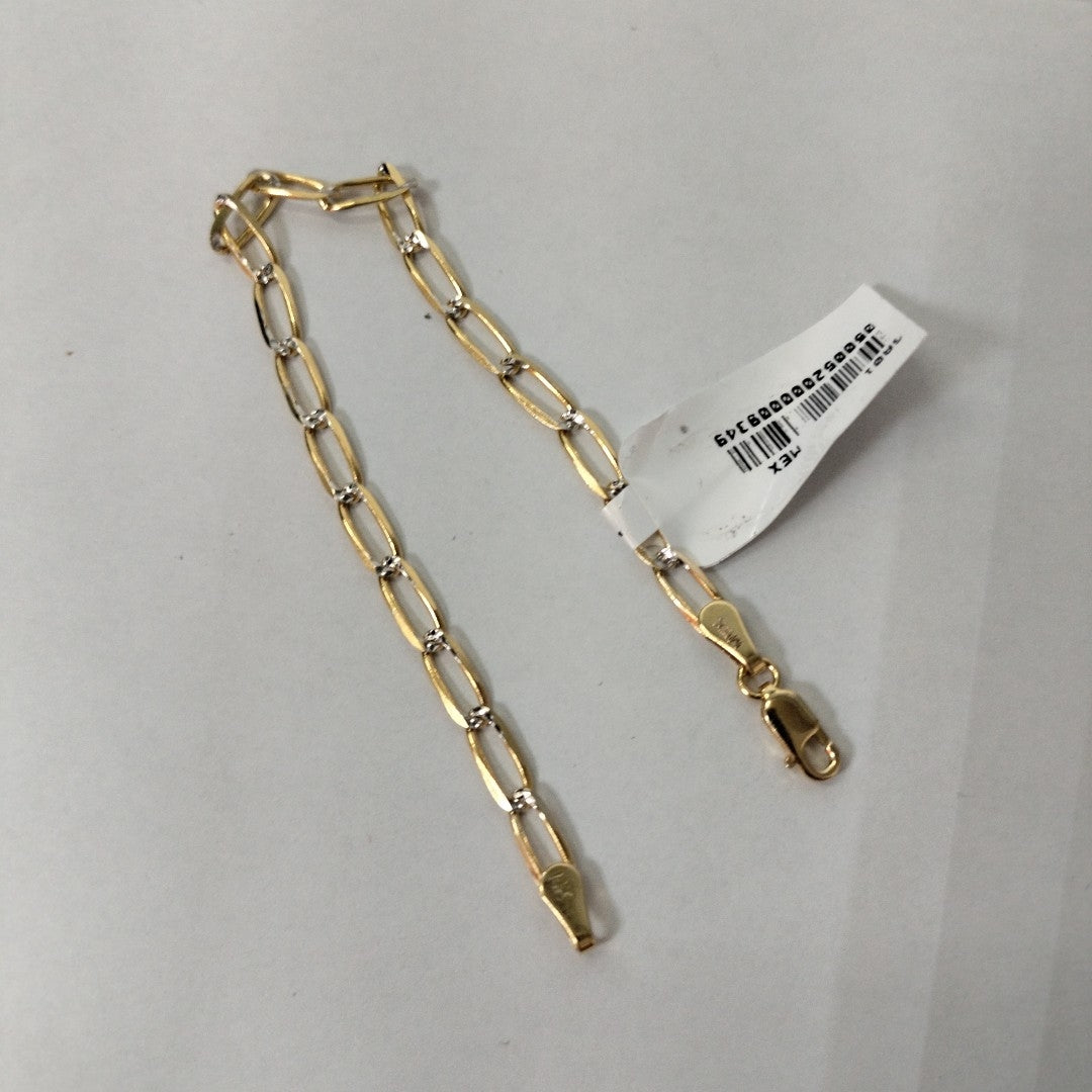 PULSERA TEJIDO ESLABONES 4G 18 CM (NUEVO)