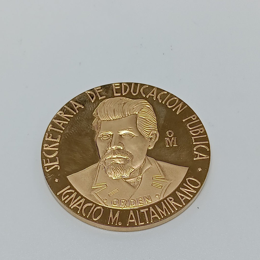 K1 42,00 GRMS 21 K ESPECIFICACIONES COMPLEMENTARIAS MEDALLA ALTAMIRANO DE 21 K (SEMINUEVO)