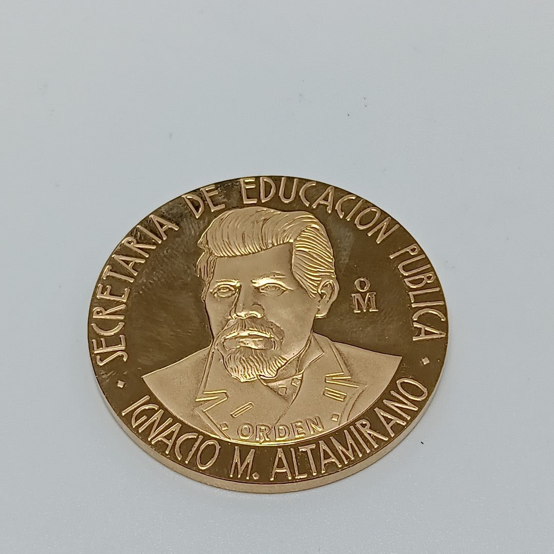 K1 42,00 GRMS 21 K ESPECIFICACIONES COMPLEMENTARIAS MEDALLA ALTAMIRANO DE 21 K (SEMINUEVO)