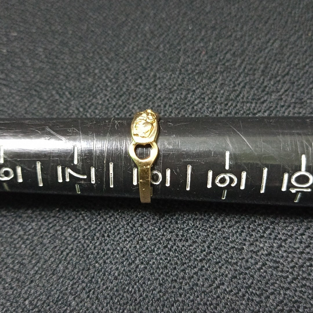 K1 2,10 GRMS 14 K ESPECIFICACIONES COMPLEMENTARIAS ANILLITO MOTIVO ELEFANTE (SEMINUEVO)