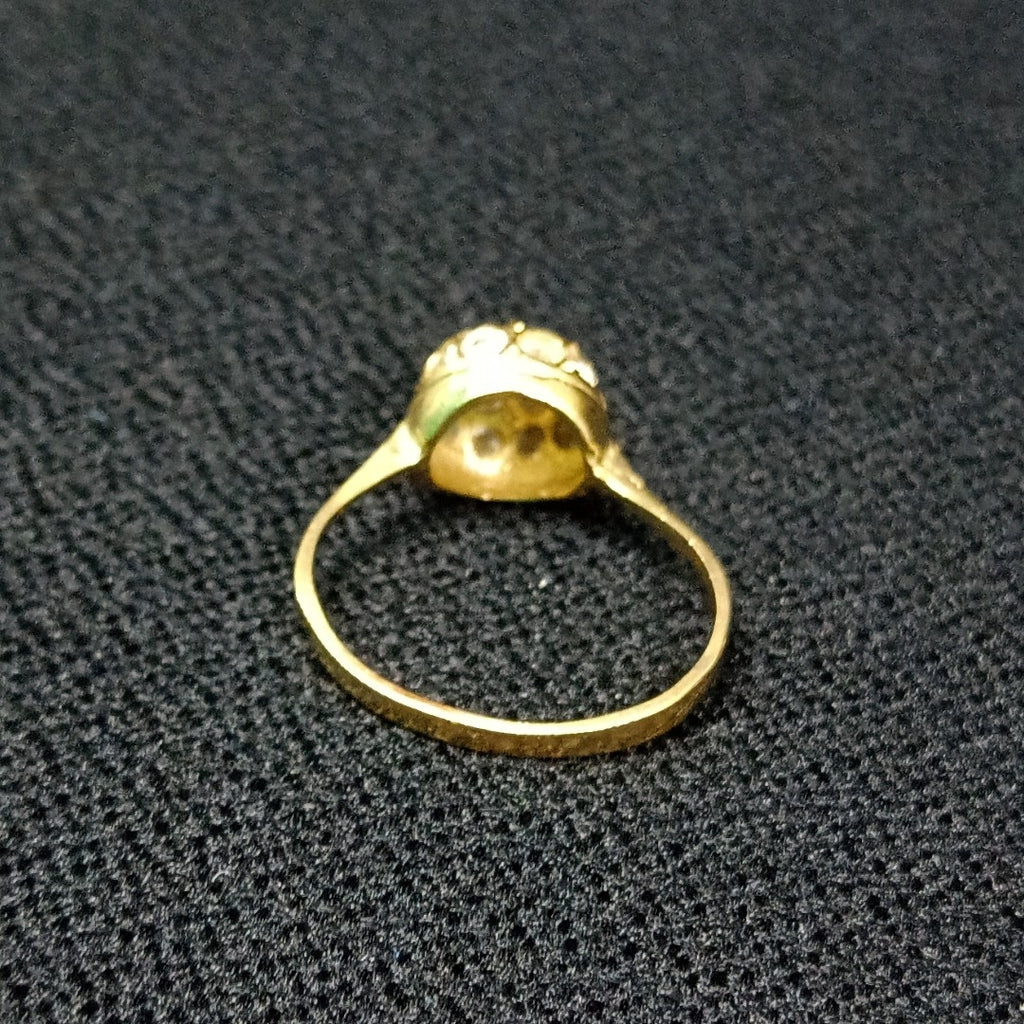 K1 2,70 GRMS 10 K ESPECIFICACIONES COMPLEMENTARIAS ANILLITO CON CIRCONIAS MEDIA (SEMINUEVO)