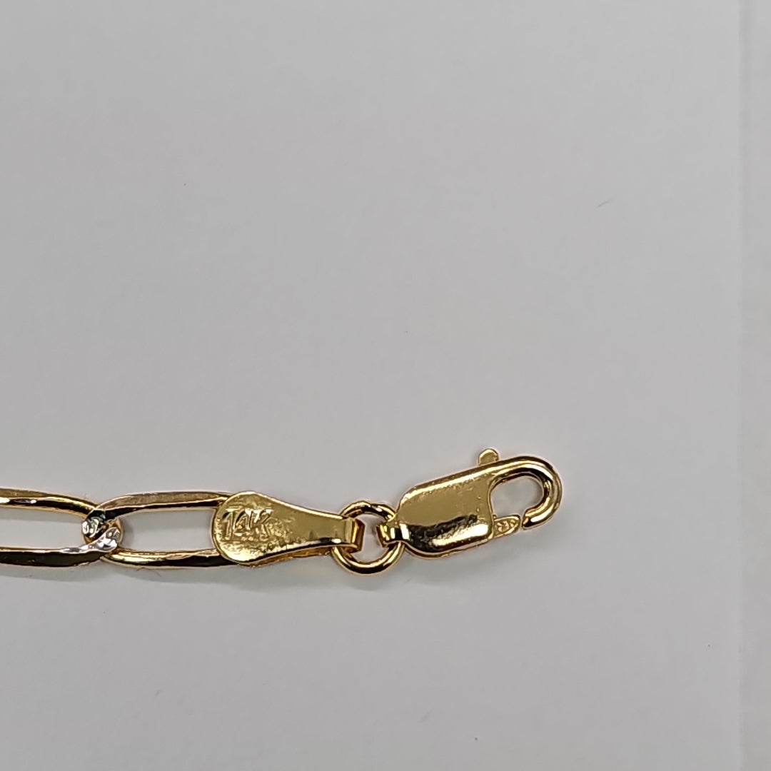 PULSERA TEJIDO ESLABONES 4.5G 21 CM (NUEVO)