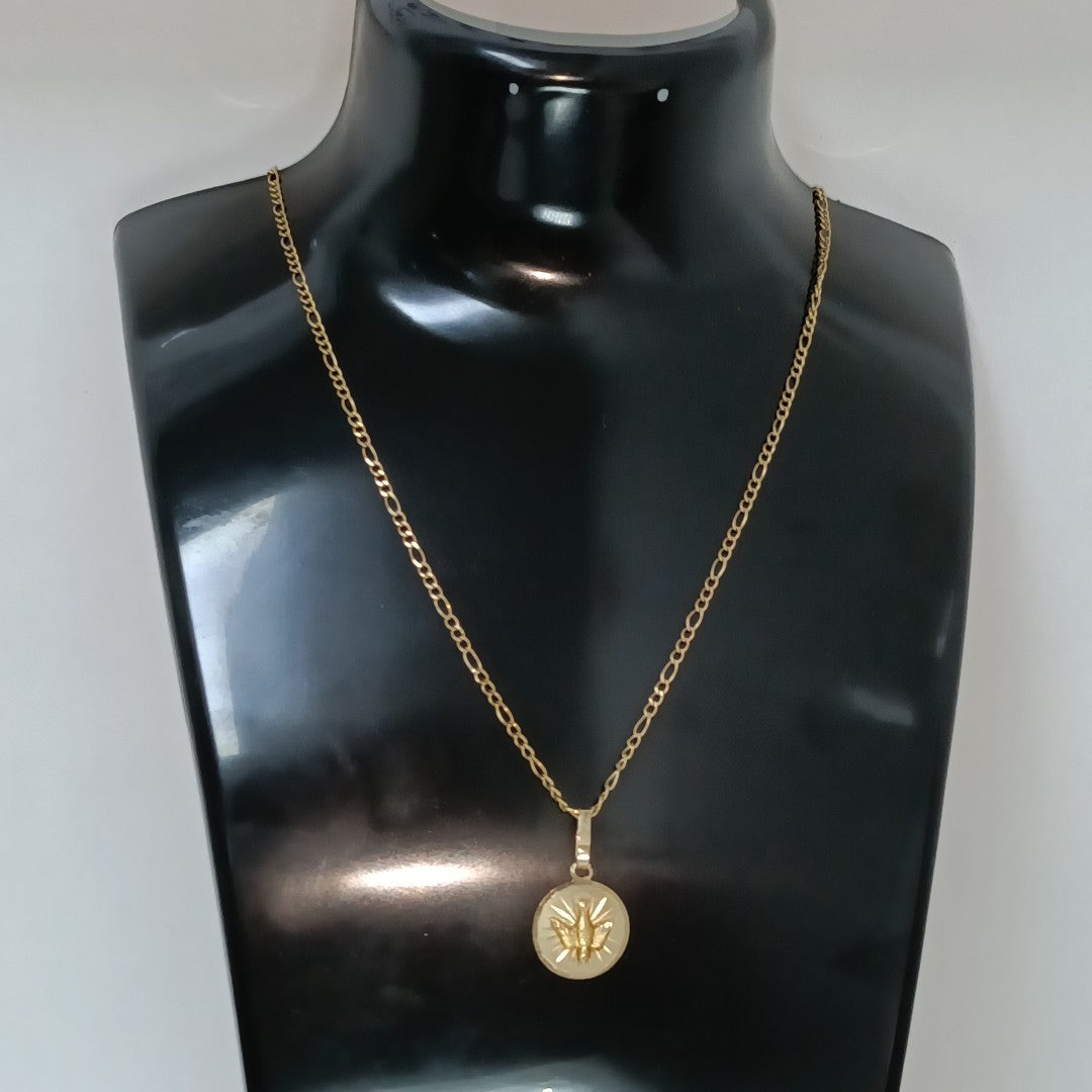 K1 2,50 GRMS 10 K ESPECIFICACIONES COMPLEMENTARIAS CADENA TEJIDO CARTIER MEDALLA (SEMINUEVO)