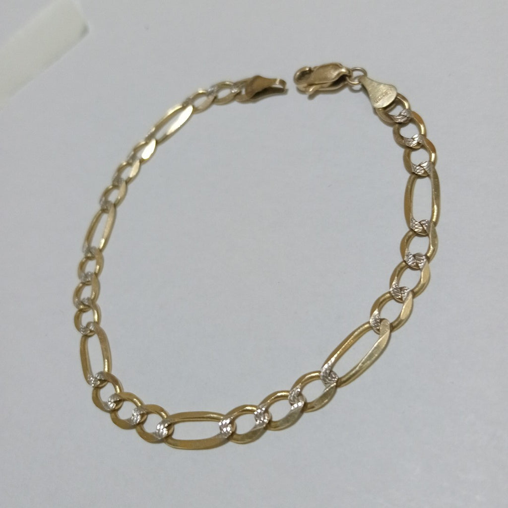 PULSERA ORO, RODIADO 10 K 5.6 GRMS (SEMINUEVO)