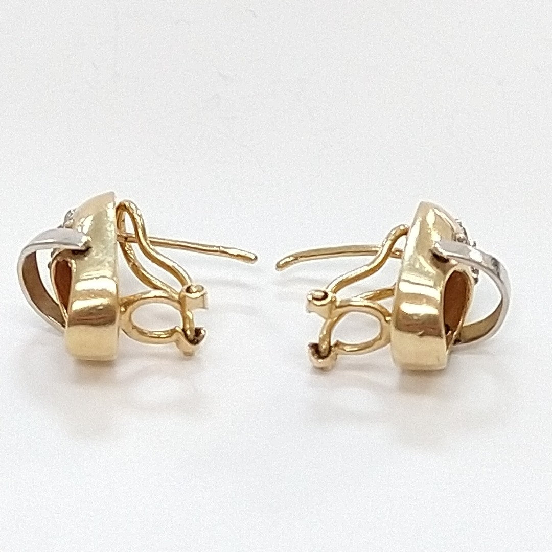 ARETES PAR ORO 14 K 6,10 GRMS (SEMINUEVO)