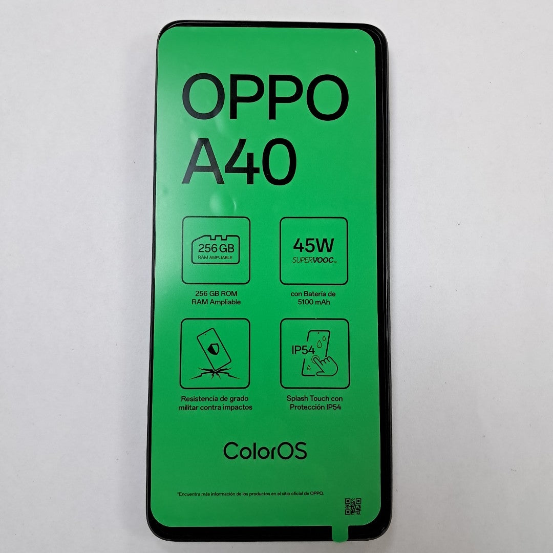 CELULAR OPPO  A40 CPH2669 (2024) 256 GB 4 GB RAM (SEMINUEVO)