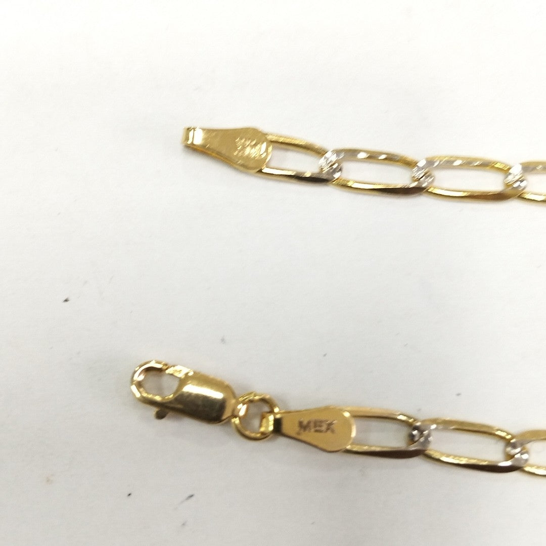 PULSERA TEJIDO ESLABONES 3.9G 18 CM (NUEVO)