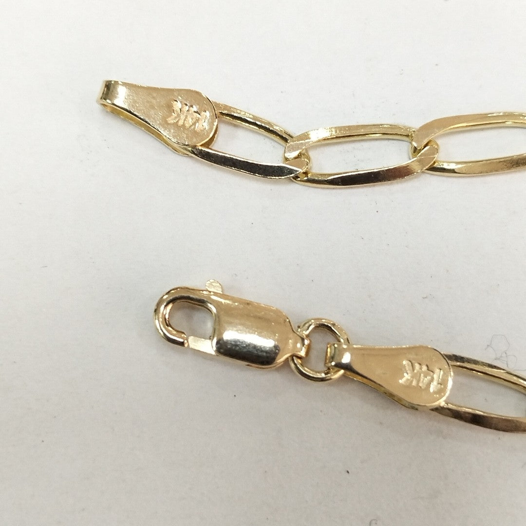 PULSERA TEJIDO ESLABONES 4.6G 21 CM (NUEVO)