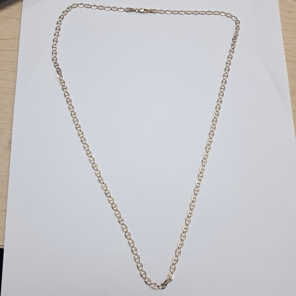 K1 8,20 GRMS 14 K ESPECIFICACIONES COMPLEMENTARIAS CADENA/GUCCI/ RODIADO PLATIN (SEMINUEVO)