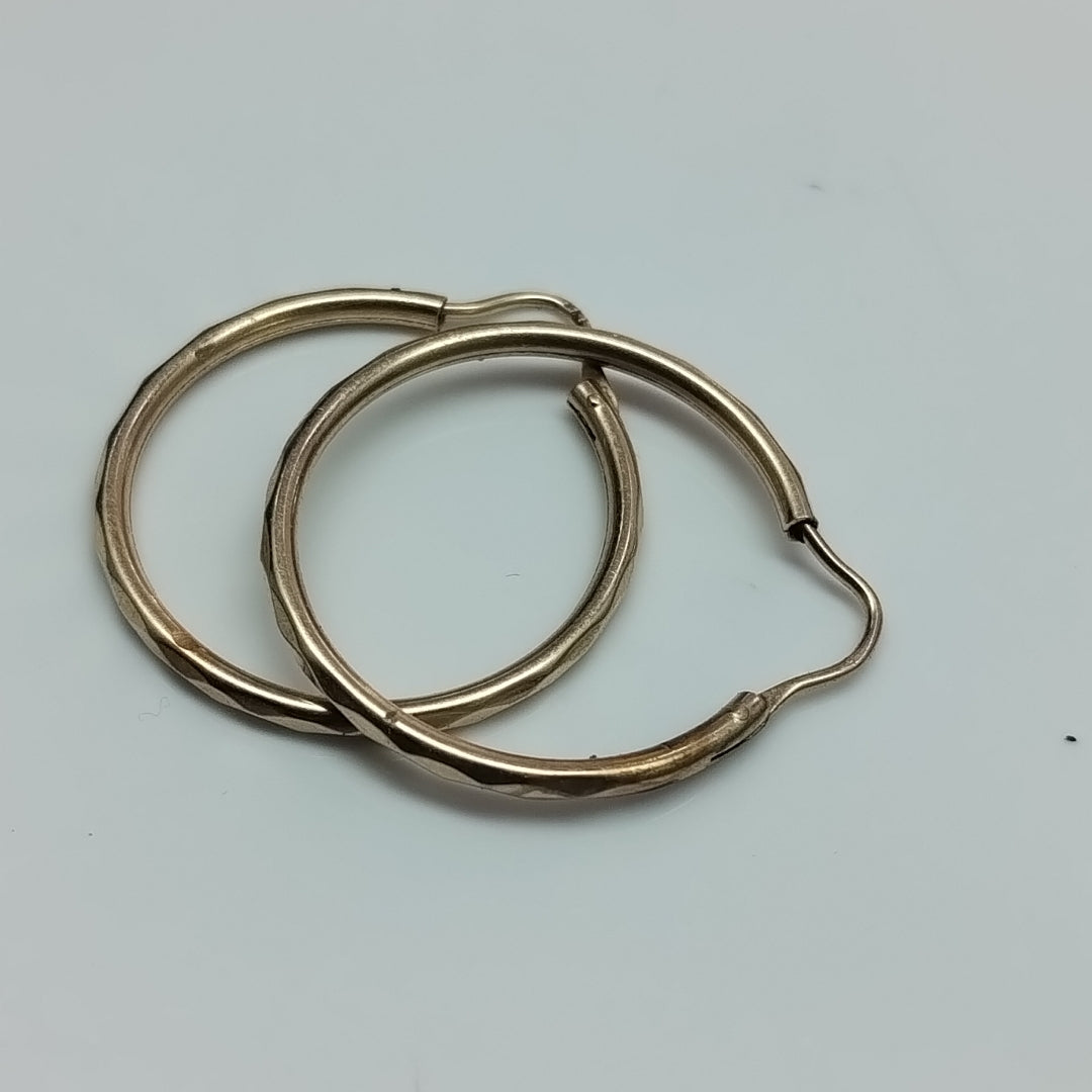 ARRACADAS PAR ORO 14 K 1.5 GRMS (SEMINUEVO)