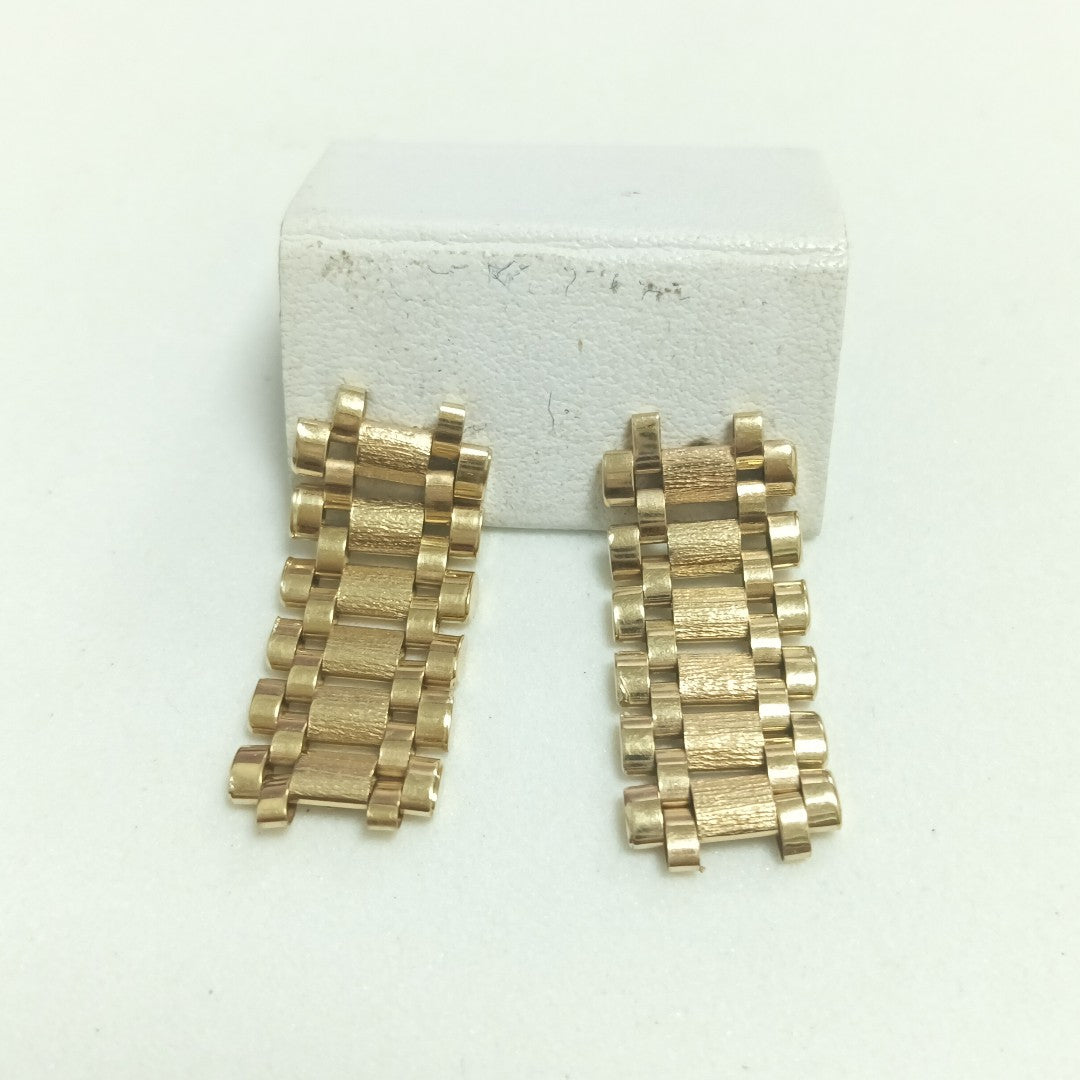 ARETES PAR ORO 14 K 3.6 GRMS (SEMINUEVO)