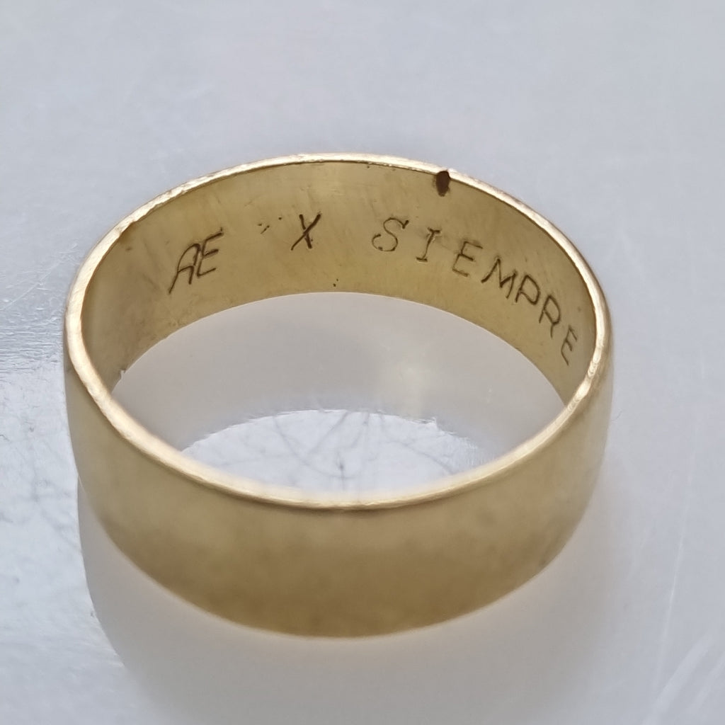 ARGOLLA ORO 18 K 7 GRMS (SEMINUEVO)