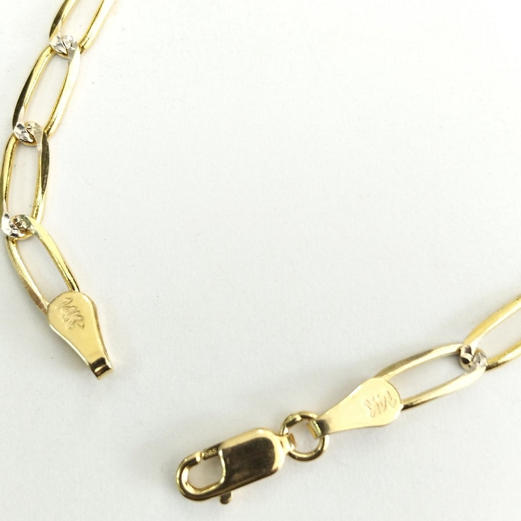 PULSERA TEJIDO ESLABONES 4G 18 CM (NUEVO)
