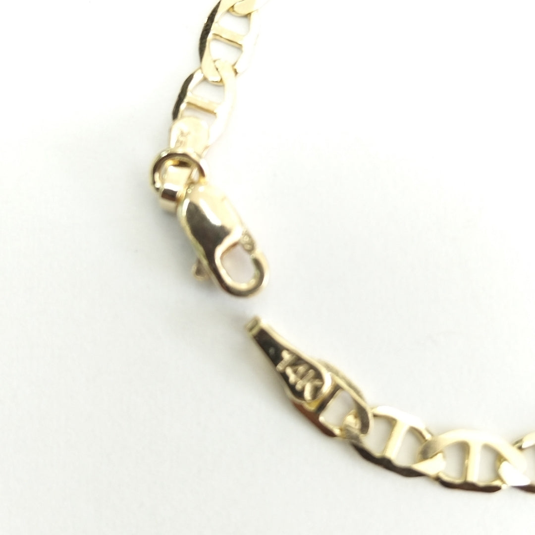 PULSERA TEJIDO GUCHI 2.8G 18 CM 14K (NUEVO)