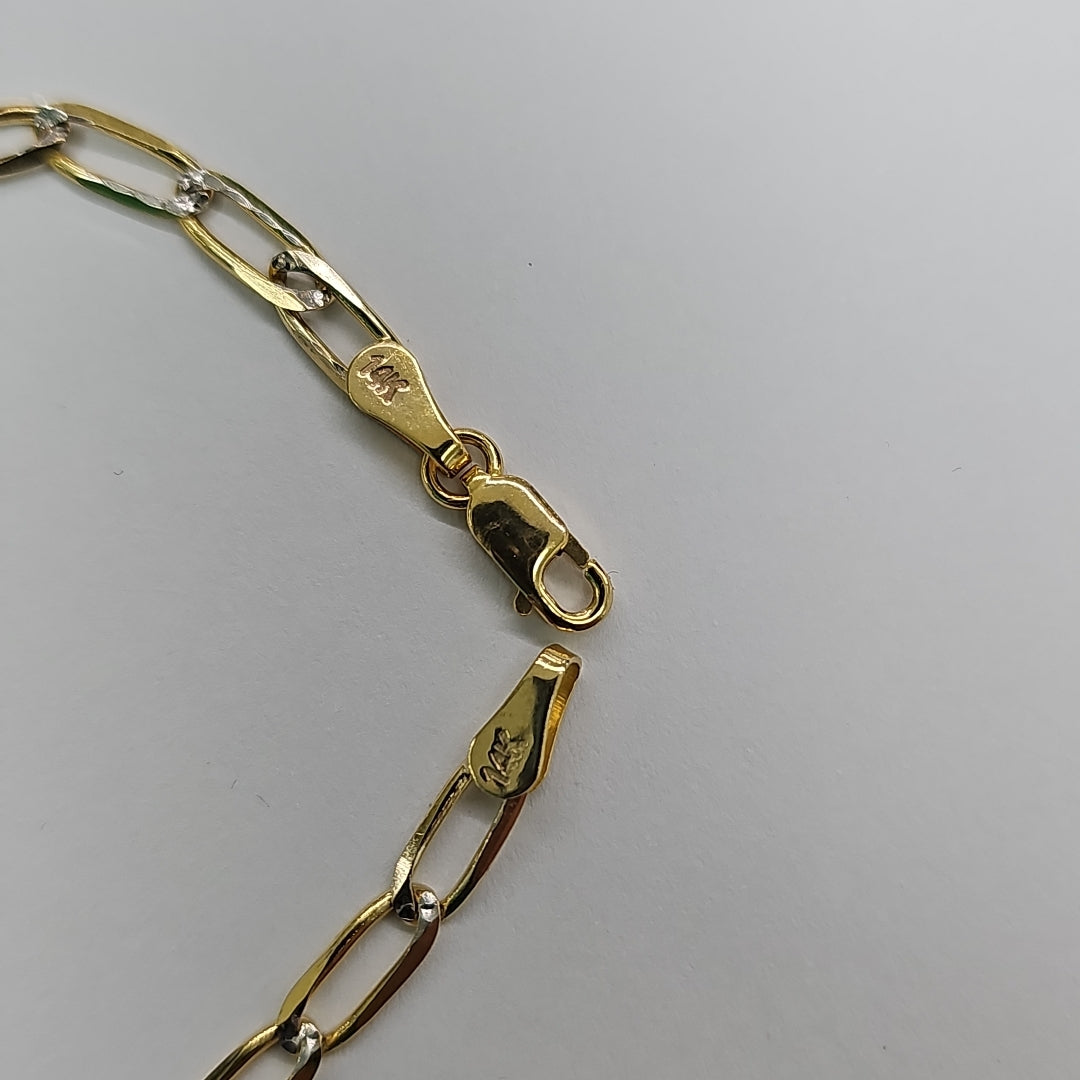 PULSERA TEJIDO ESLABONES 3.9G 18 CM (NUEVO)