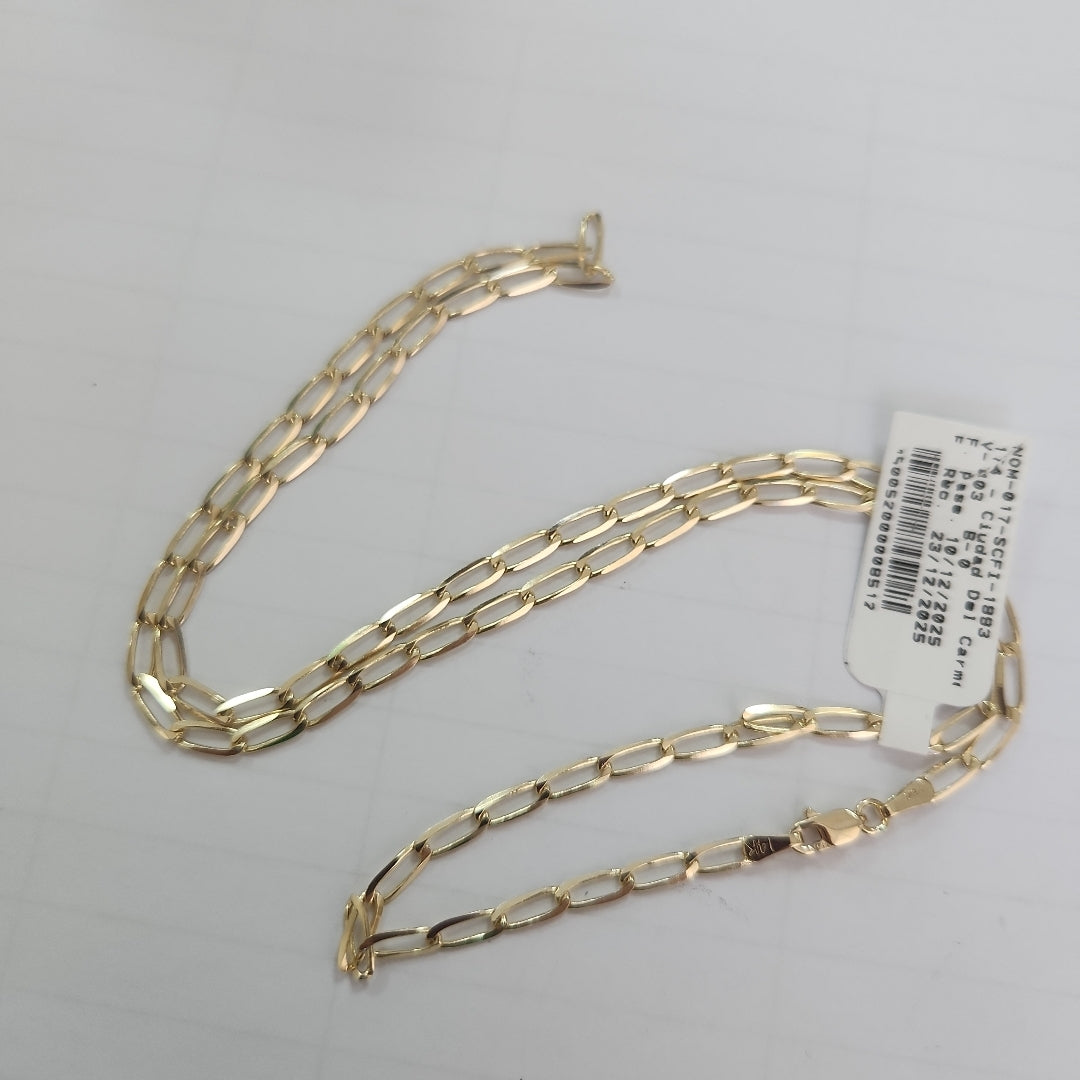 CADENA TEJIDO ESLABONES 6.8G 55 CM (NUEVO)