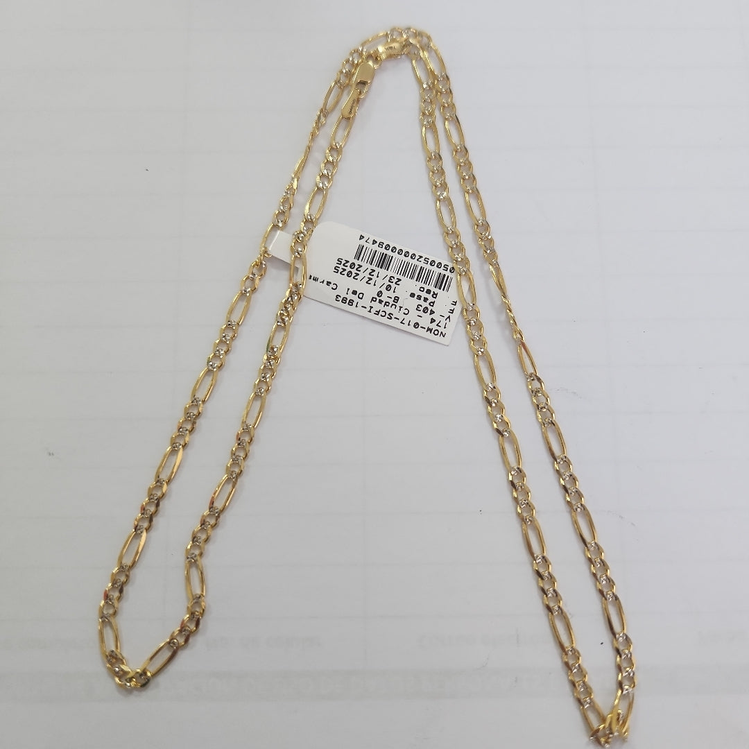 CADENA TEJIDO 3X1 8.2G 55 CM (NUEVO)