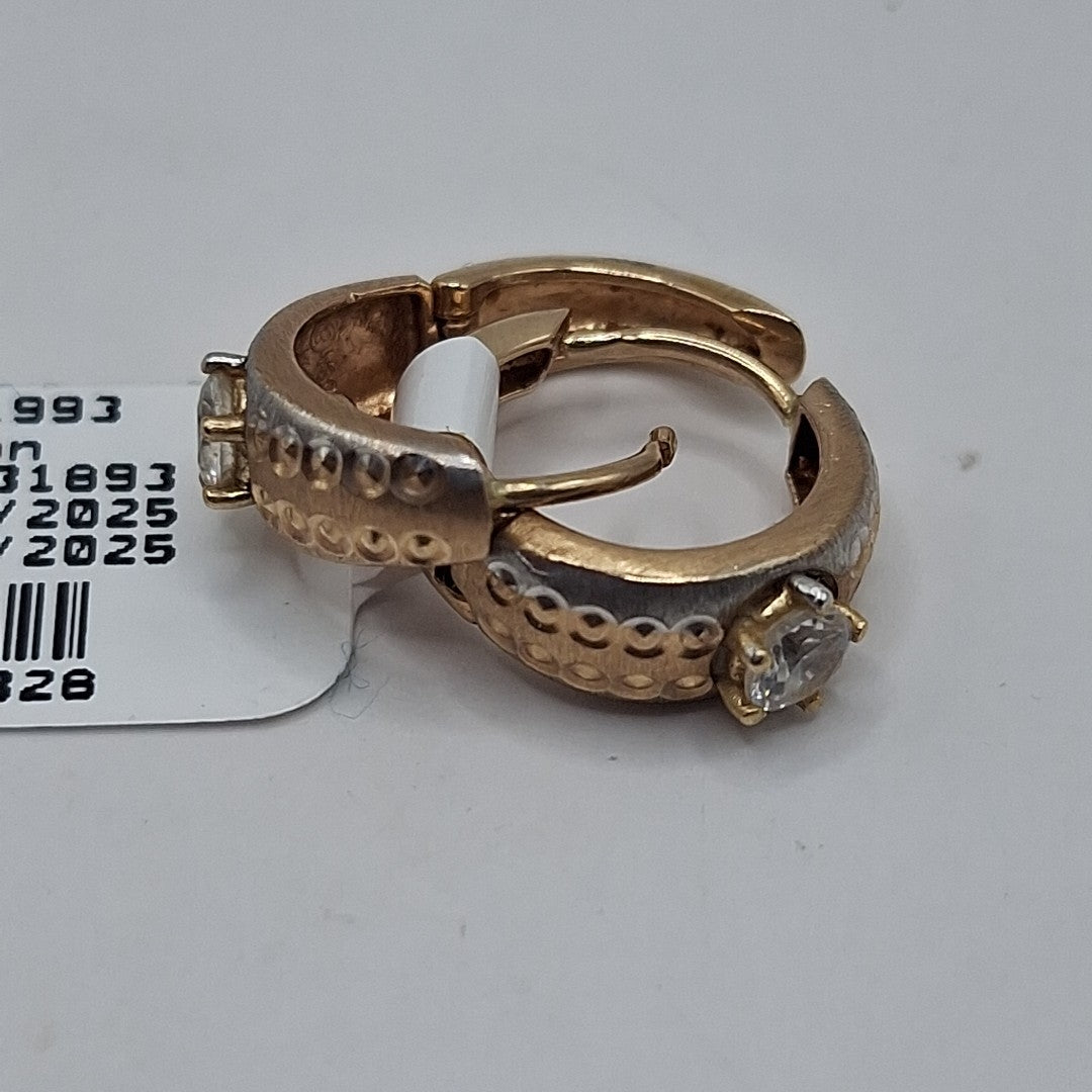 ARETES PAR ORO 14 K 3.6 GRMS (SEMINUEVO)