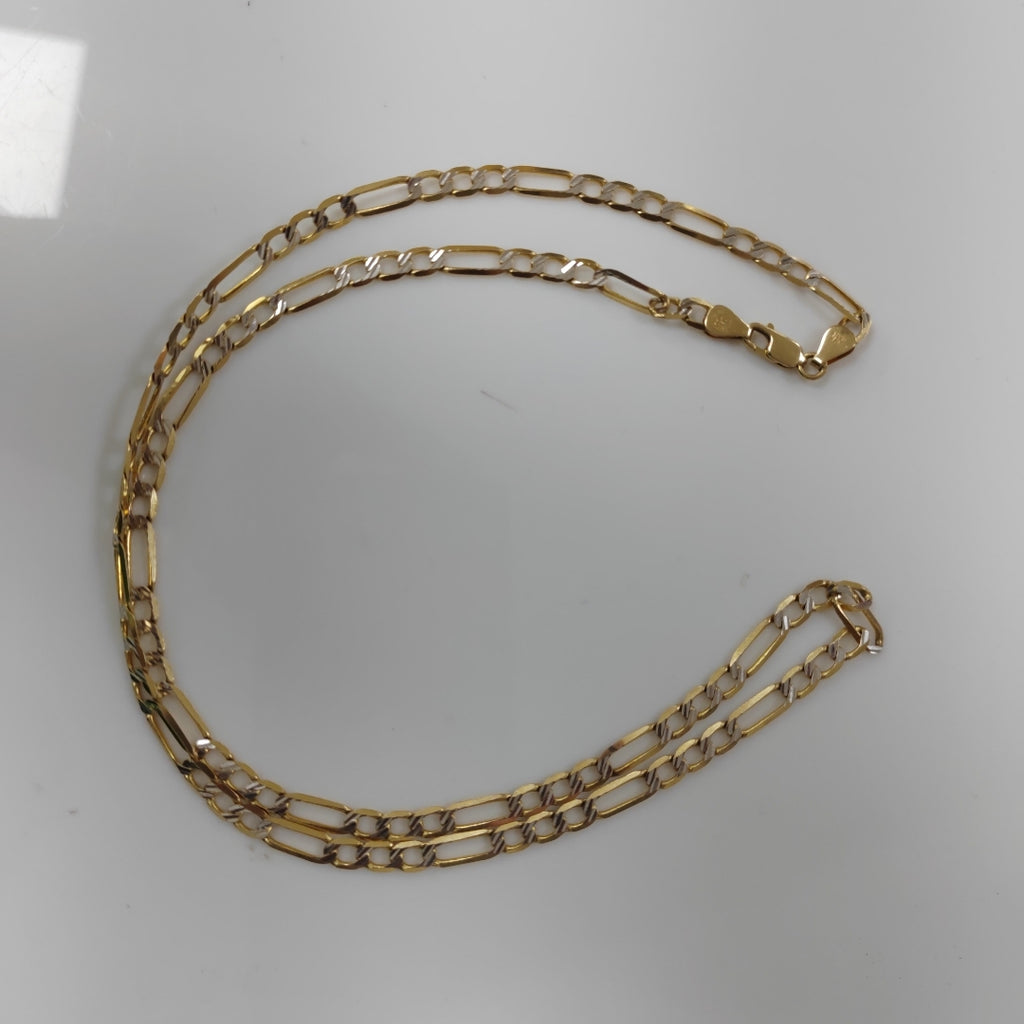 CADENA ORO, RODIADO 14 K 14.5 GRMS (SEMINUEVO)