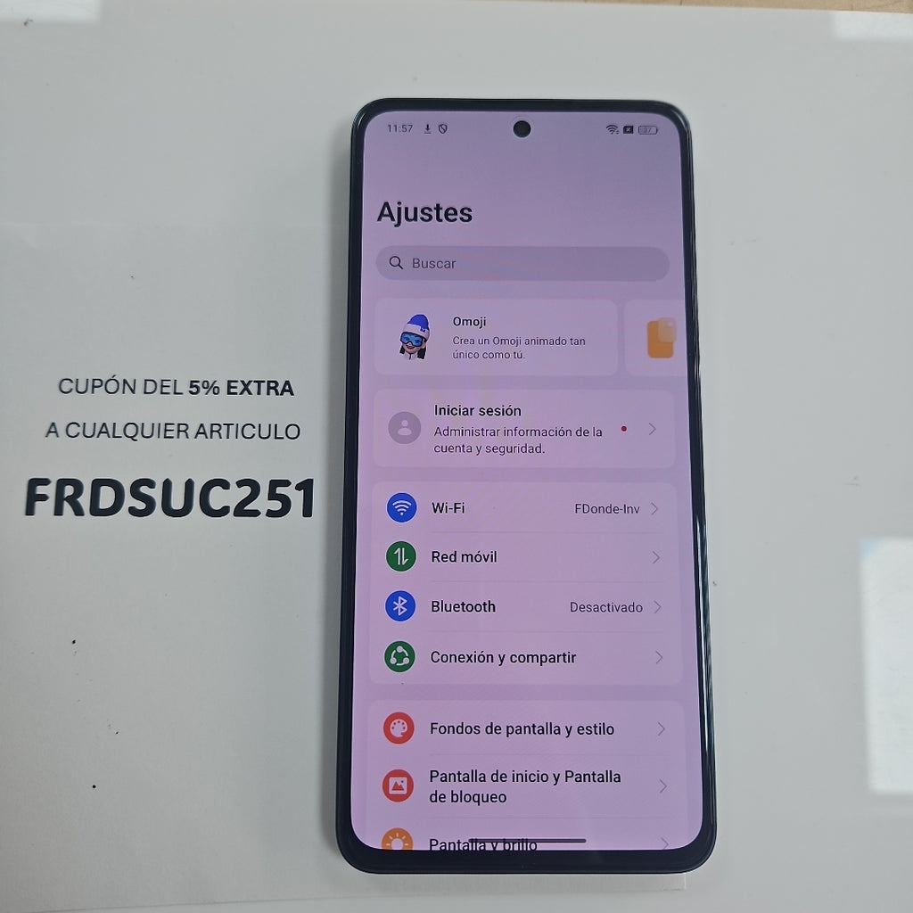 CELULAR OPPO  RENO 12F 5G CPH2637 256 GB 12 GB RAM (SEMINUEVO)