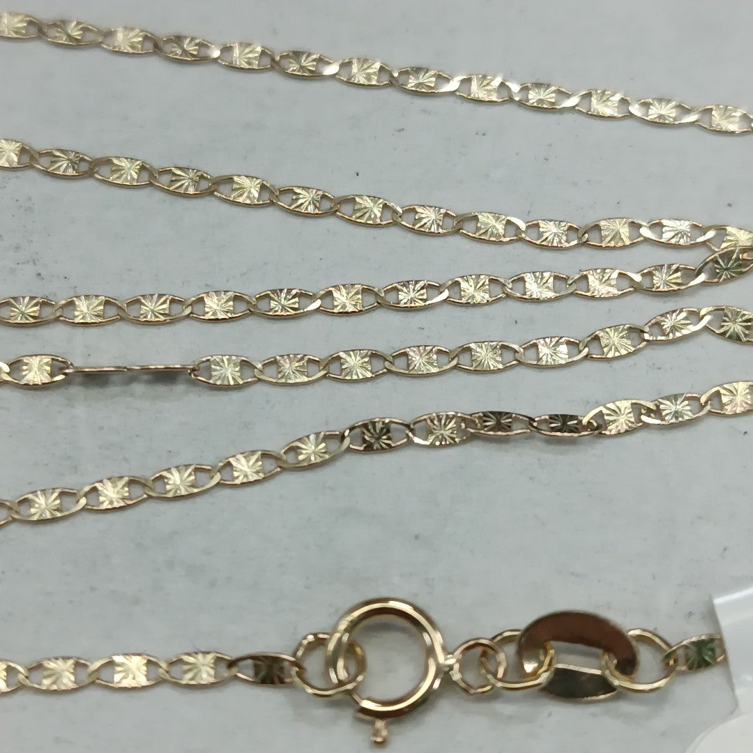 CADENA TEJIDO MARINERO 2.11GR 50 CM (NUEVO)