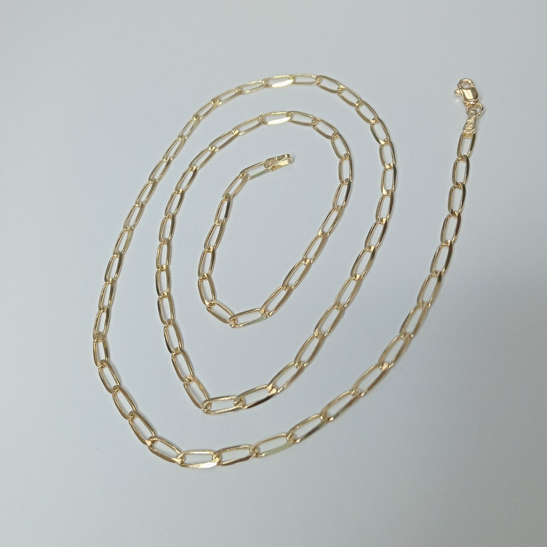 CADENA TEJIDO ESLABONES 6.8G 55 CM (NUEVO)