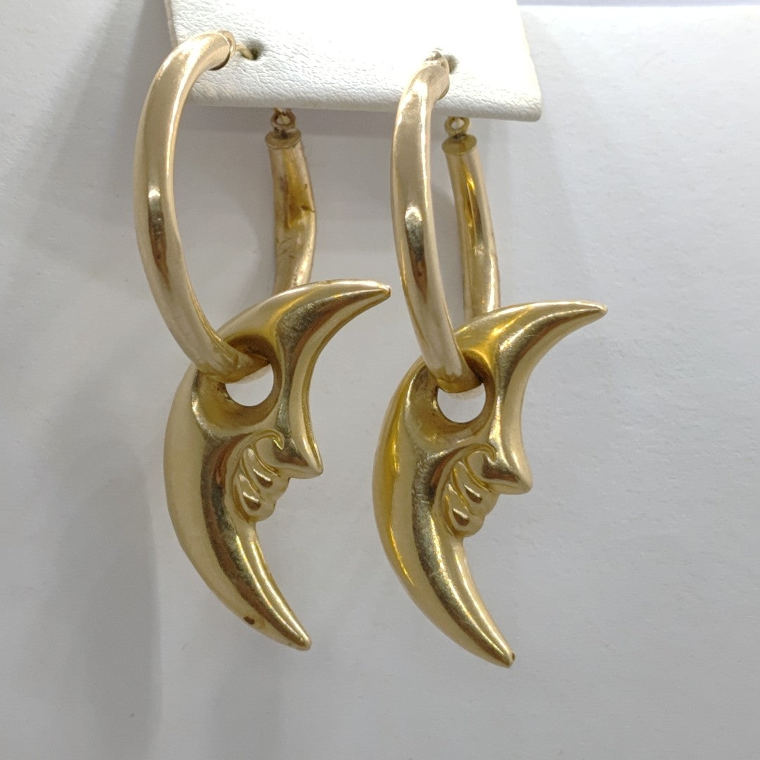 ARRACADAS PAR ORO 14 K 4.3 GRMS (SEMINUEVO)