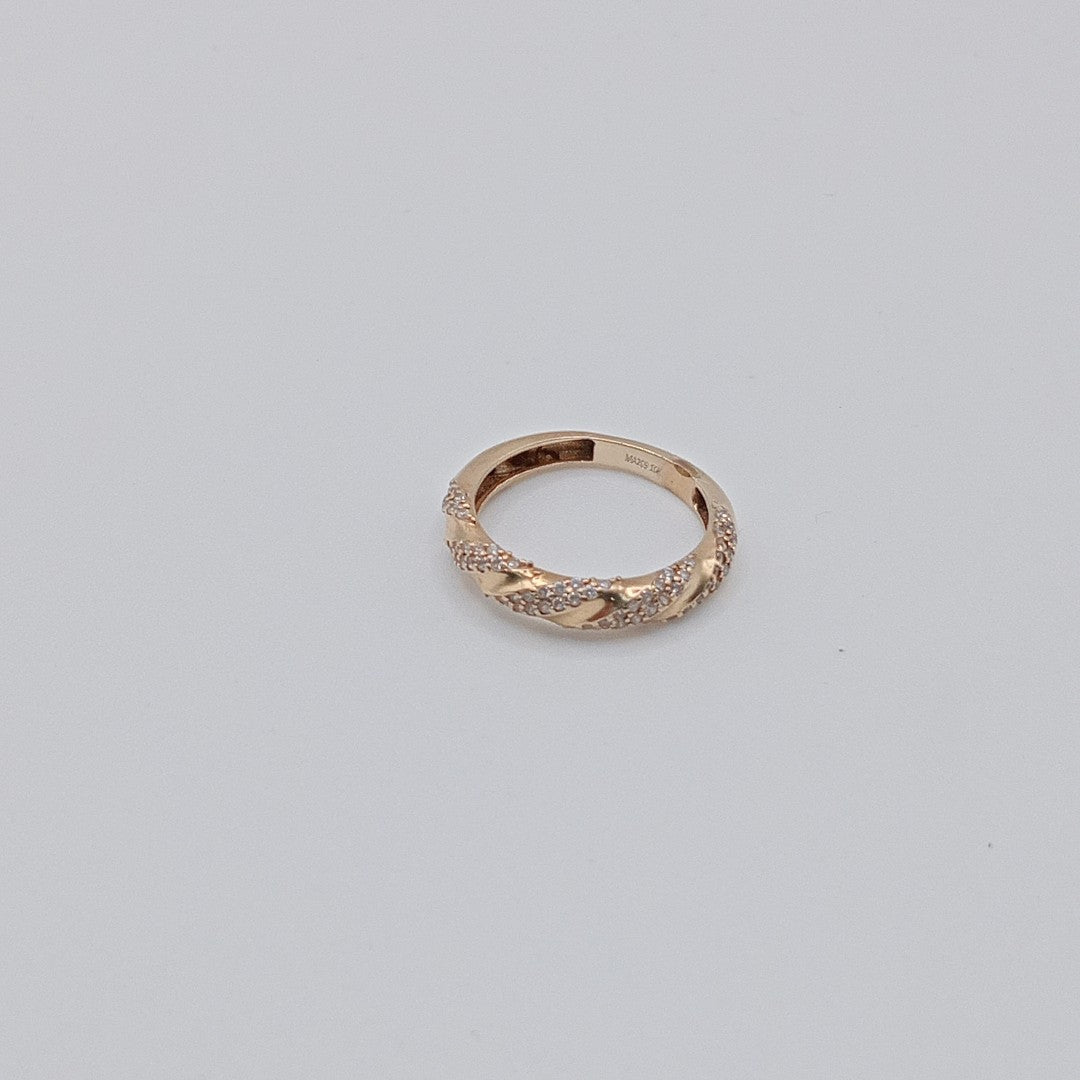 K1 1,90 GRMS 10 K ESPECIFICACIONES COMPLEMENTARIAS ANILLITO CON CIRCONIAS (SEMINUEVO)