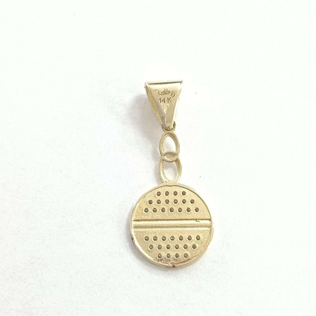 K1 1,50 GRMS 14 K ESPECIFICACIONES COMPLEMENTARIAS DIJE CIRCONIAS (SEMINUEVO)