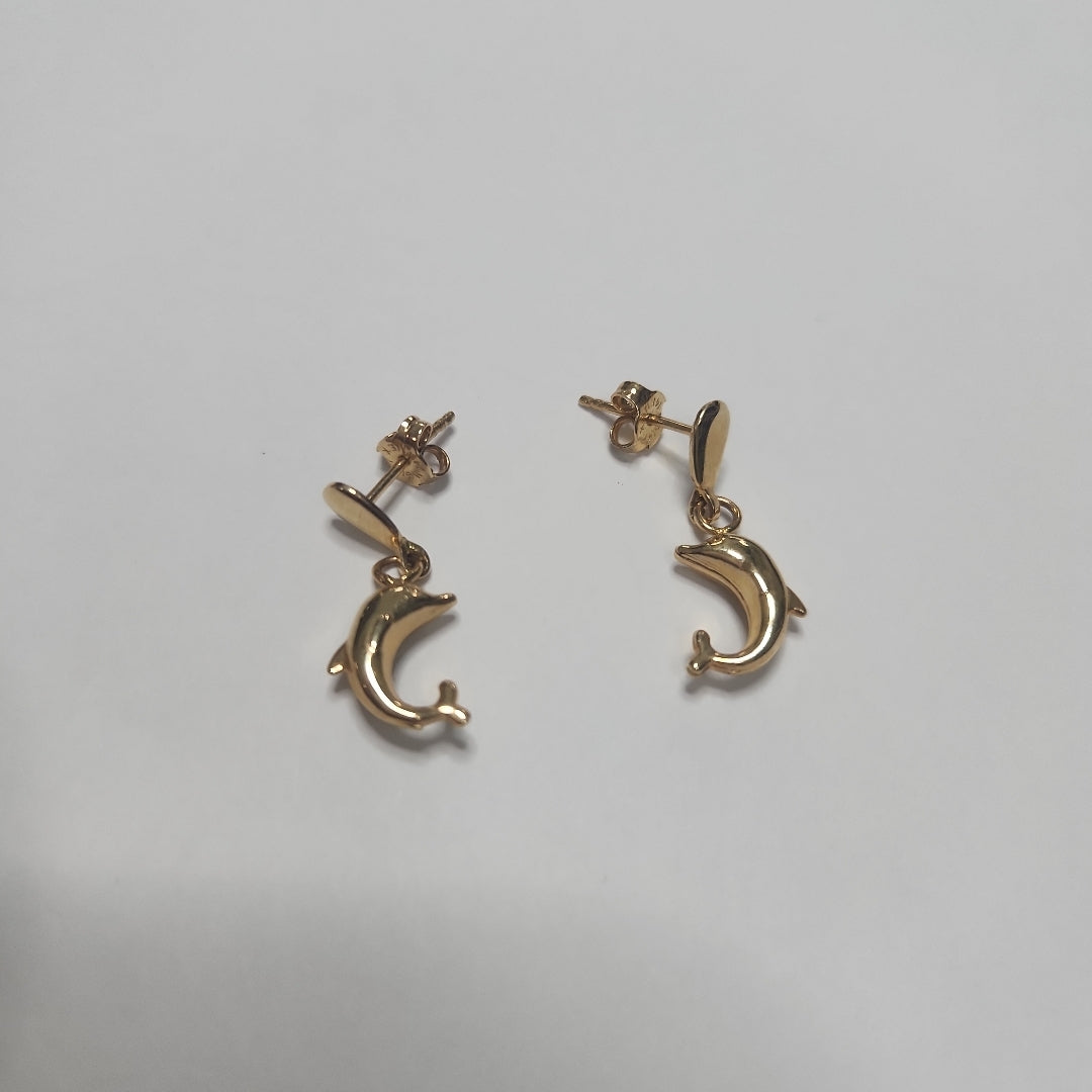 BROQUELES PAR ORO 14 K 1.8 GRMS (SEMINUEVO)