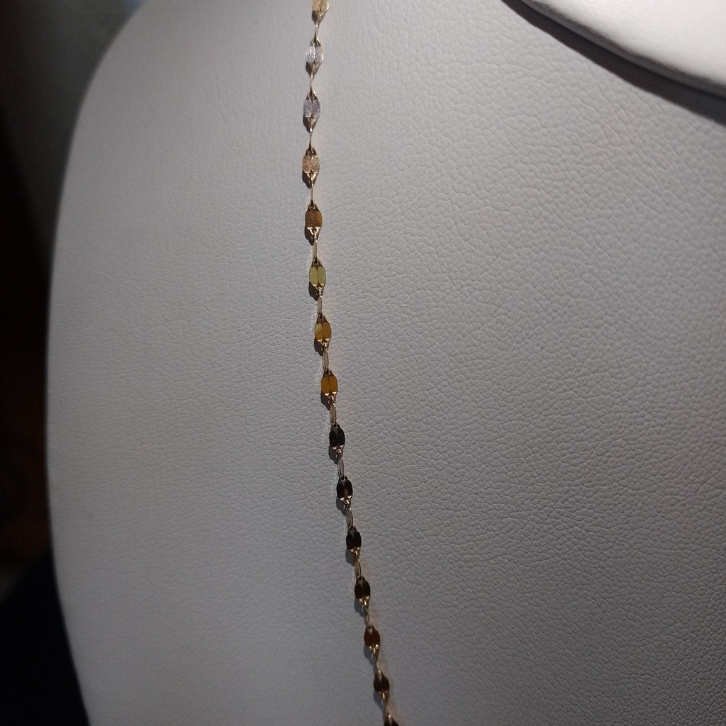 CADENA ORO, ORO COMBINADO 14 K 1.5 GRMS (SEMINUEVO)