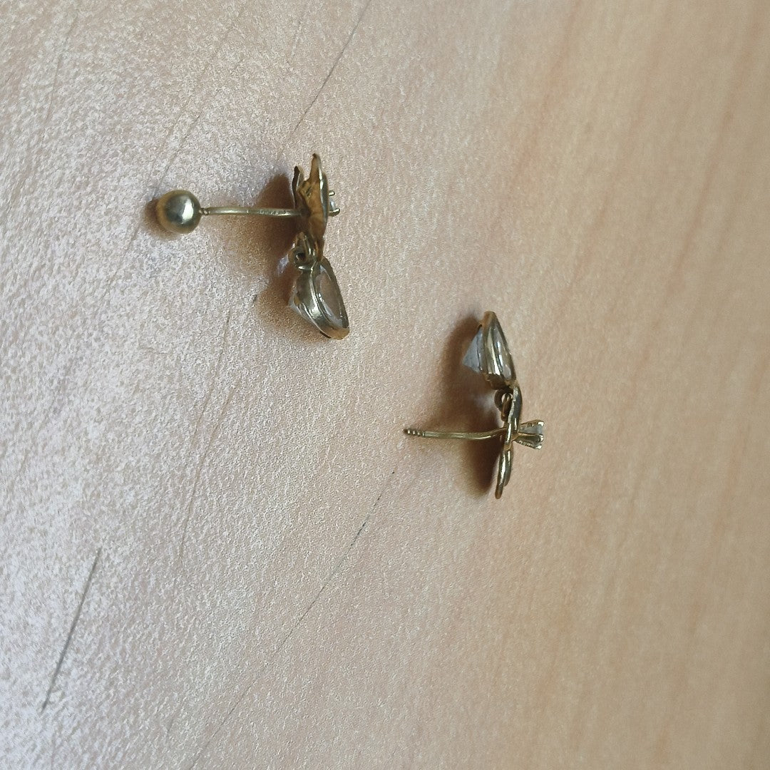 ARETES PAR ORO 10 K 1.1 GRMS (SEMINUEVO)