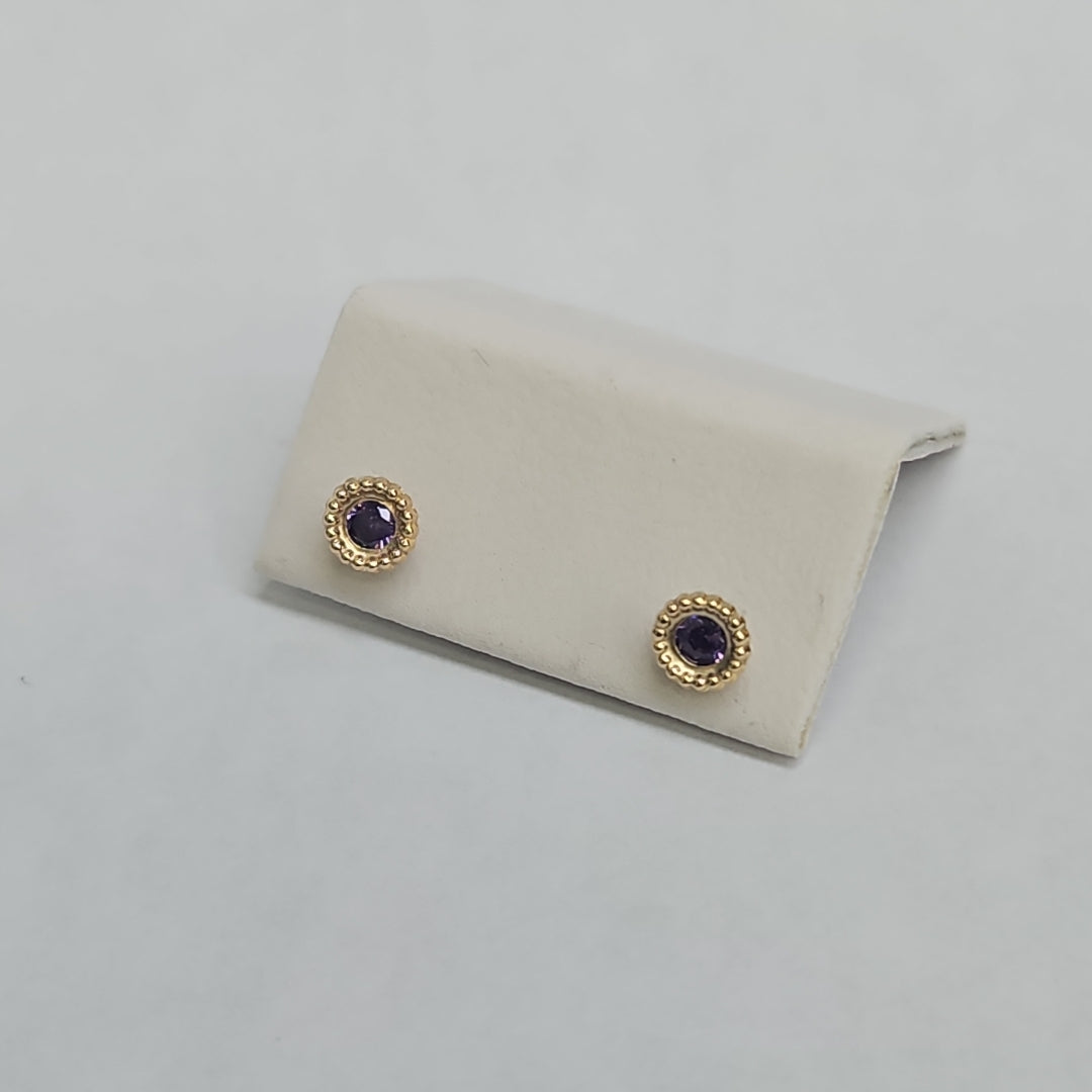 BROQUELES ORO 10K 1 (NUEVO)