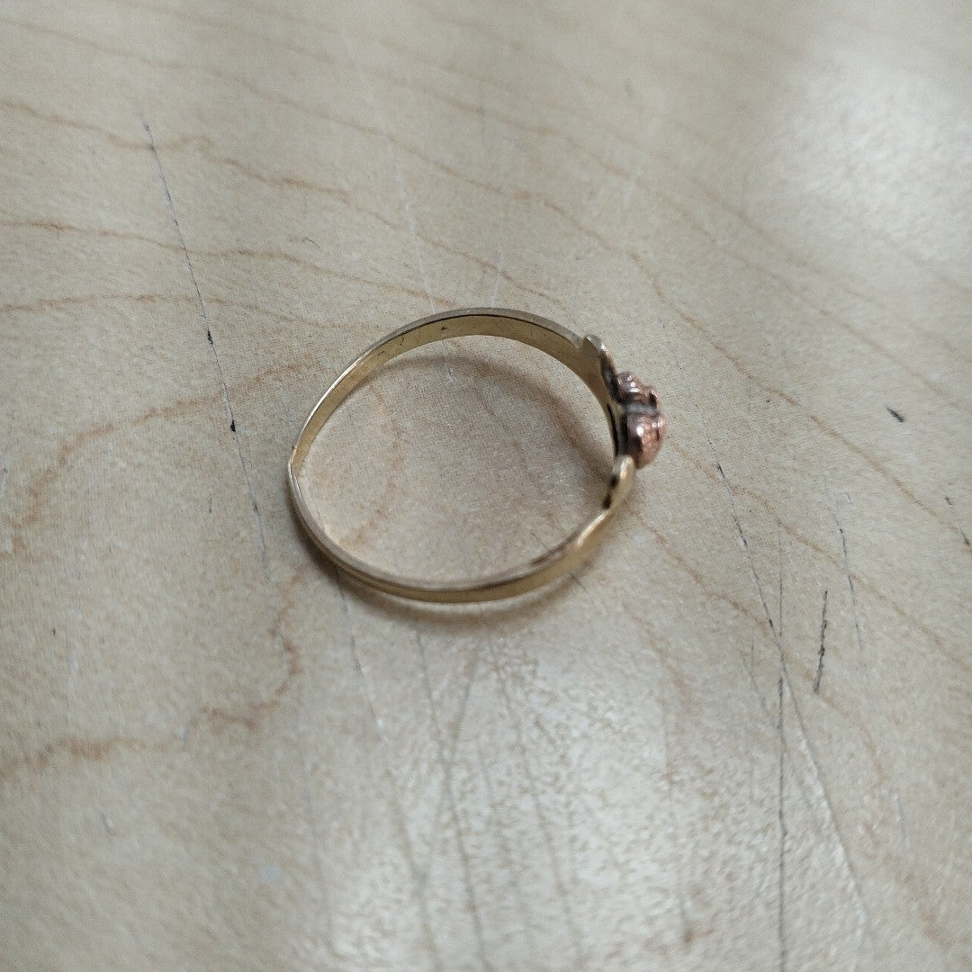 ANILLITO ORO COMBINADO 14 K 1.5 GRMS (SEMINUEVO)