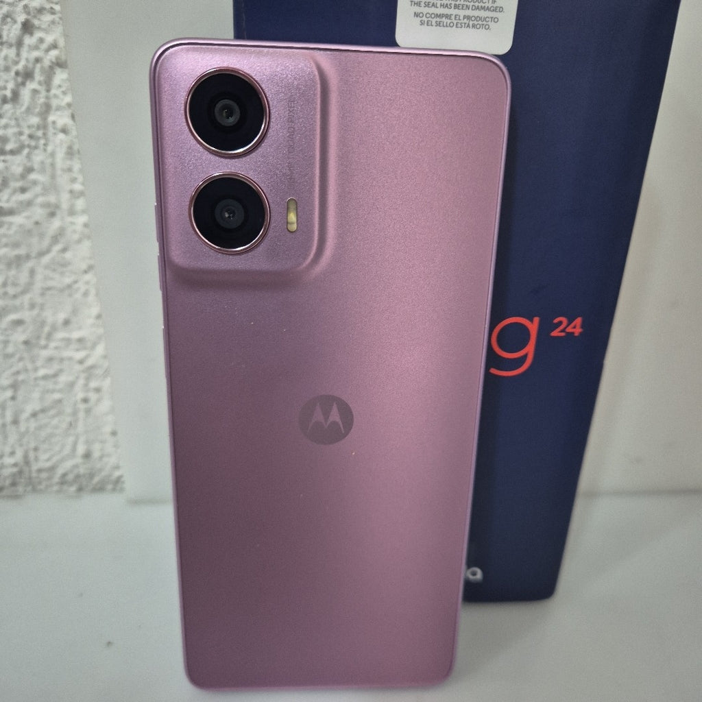 CELULAR MOTOROLA MOTO G24 XT2423-1 (2024) 256 GB 4 GB RAM (SEMINUEVO)