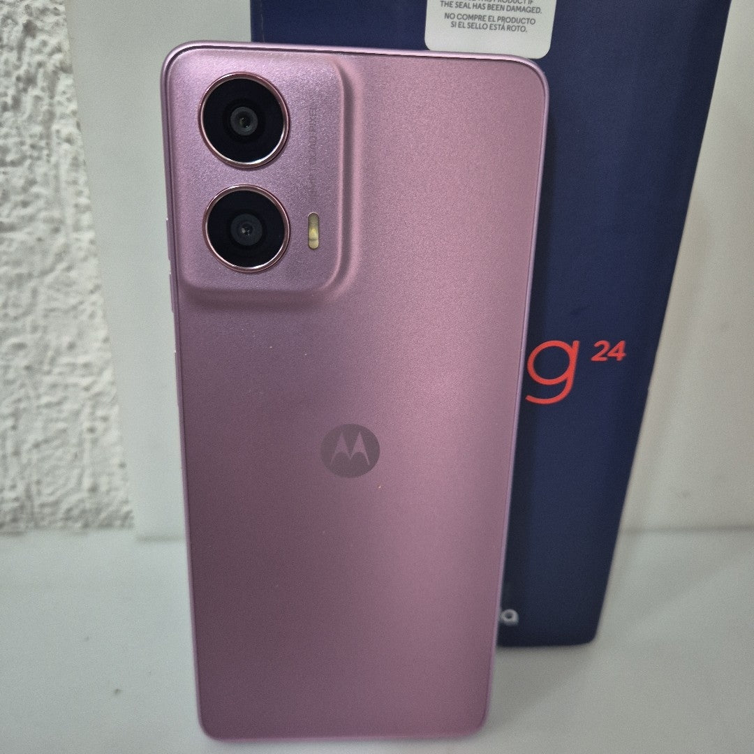 CELULAR MOTOROLA MOTO G24 XT2423-1 (2024) 256 GB 4 GB RAM (SEMINUEVO)