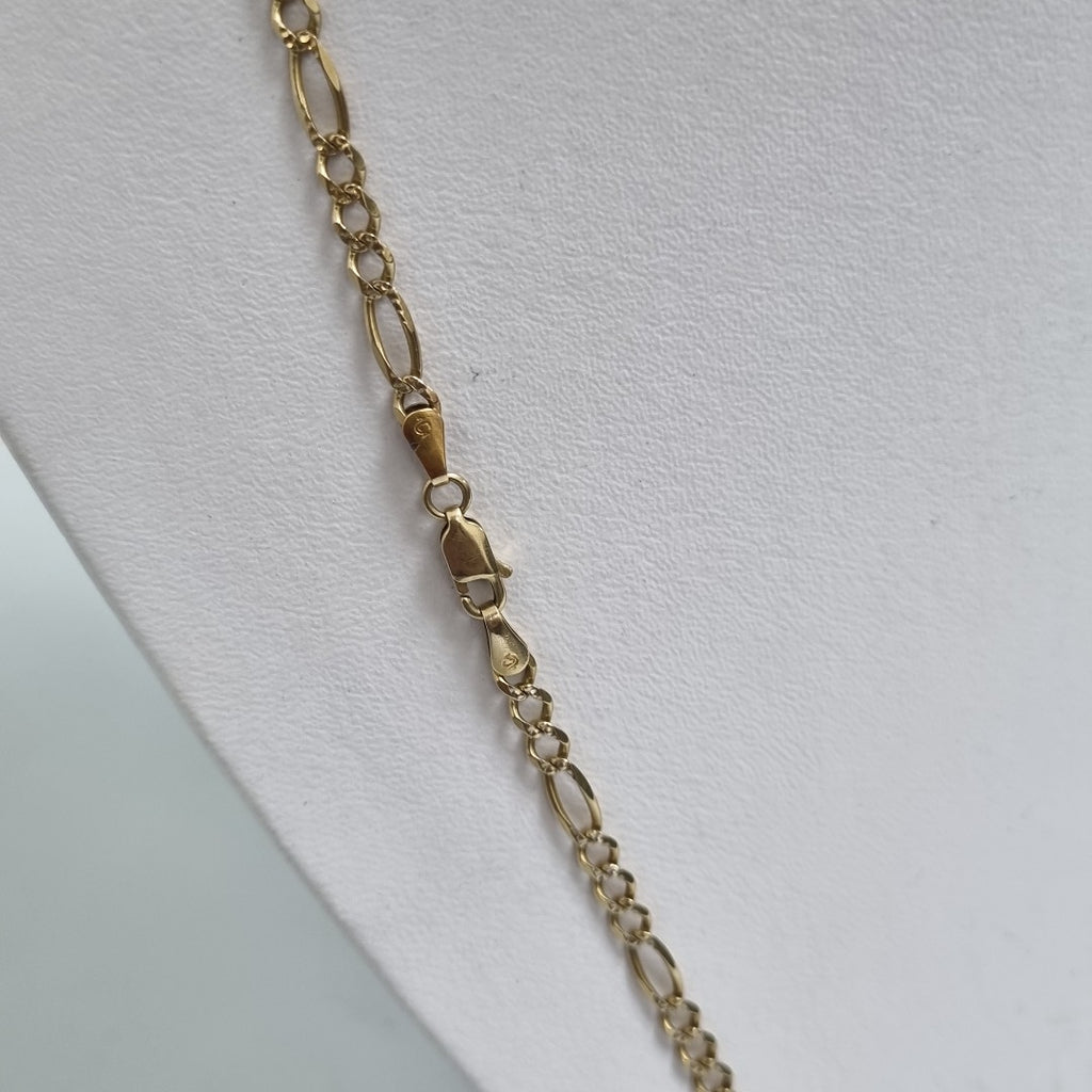 K1 12,50 GRMS 14 K ESPECIFICACIONES COMPLEMENTARIAS CADENA TE CARTIER 3X1 BROCH (SEMINUEVO)