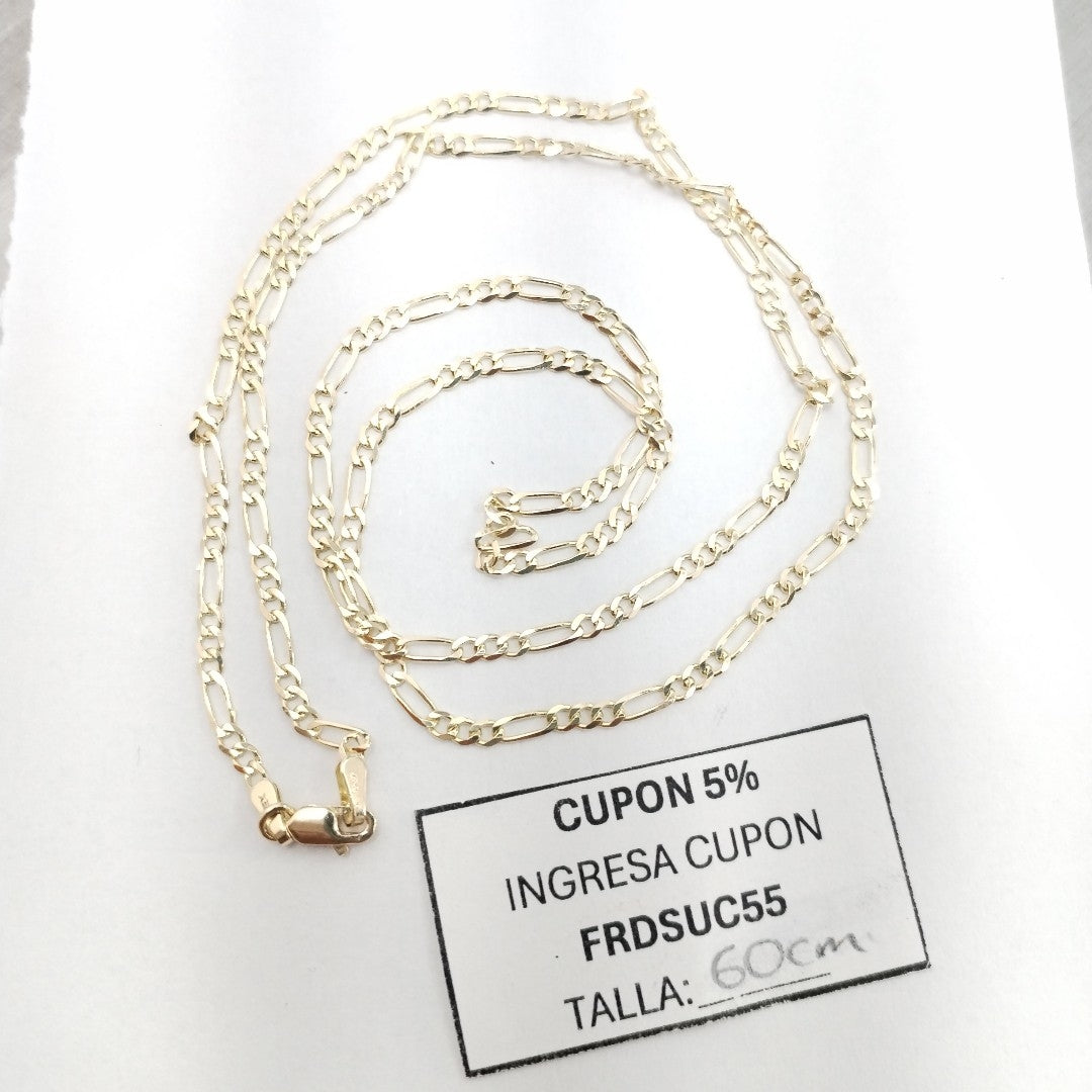 CADENA TEJIDO 3X1 5.6G 60 CM (NUEVO)