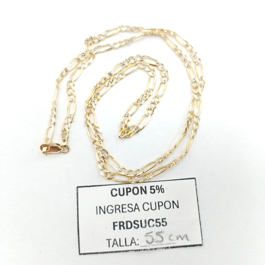 CADENA TEJIDO 3X1 8.4G 55 CM (NUEVO)