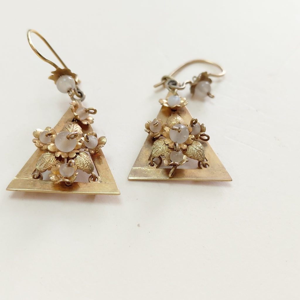 ARETES PAR ORO 10 K 6.1 GRMS (SEMINUEVO)