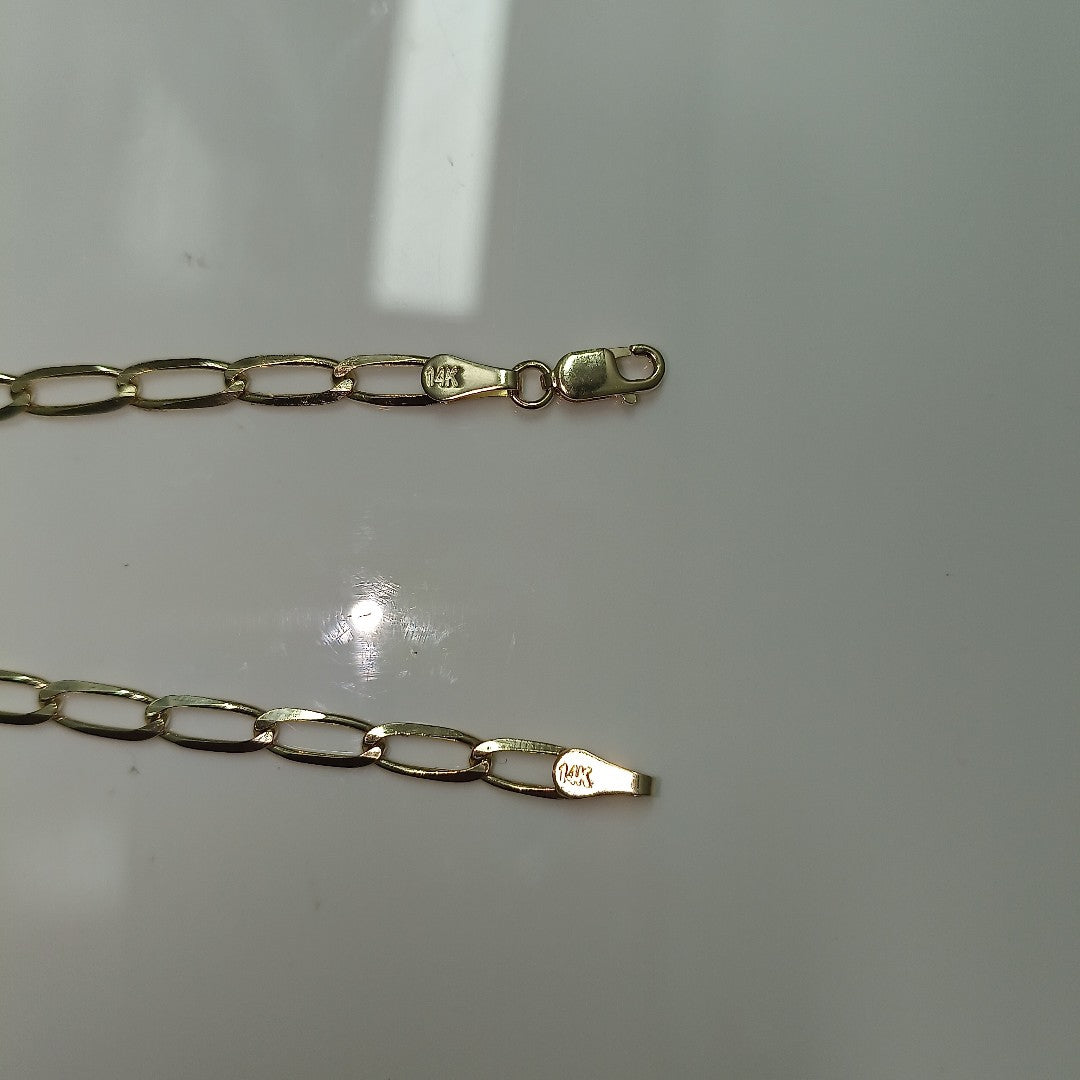 PULSERA TEJIDO ESLABONES 4.6G 21 CM (NUEVO)