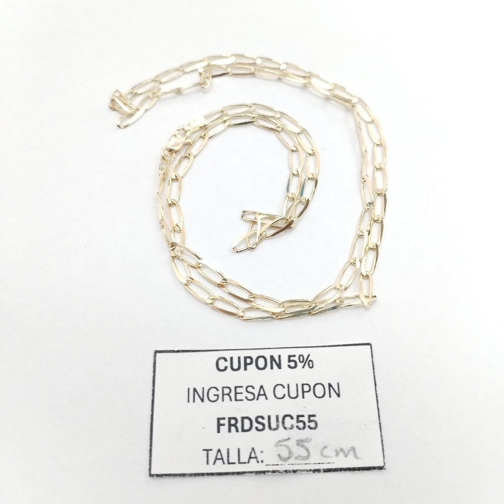 CADENA TEJIDO ESLABONES 6.7G 55 CM (NUEVO)