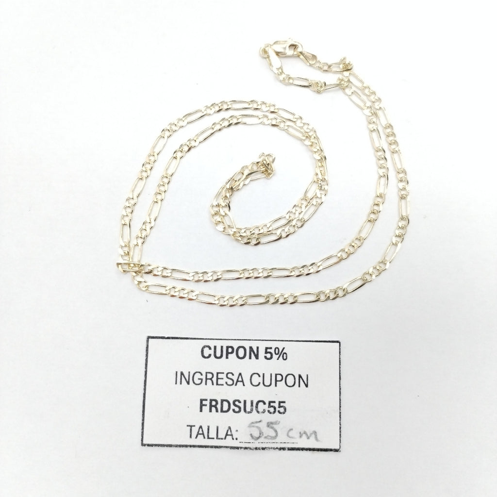 CADENA TEJIDO 3X1 5.1G 55 CM (NUEVO)