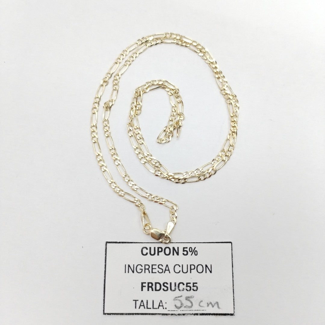 CADENA TEJIDO 3X1 5.1G 55 CM (NUEVO)