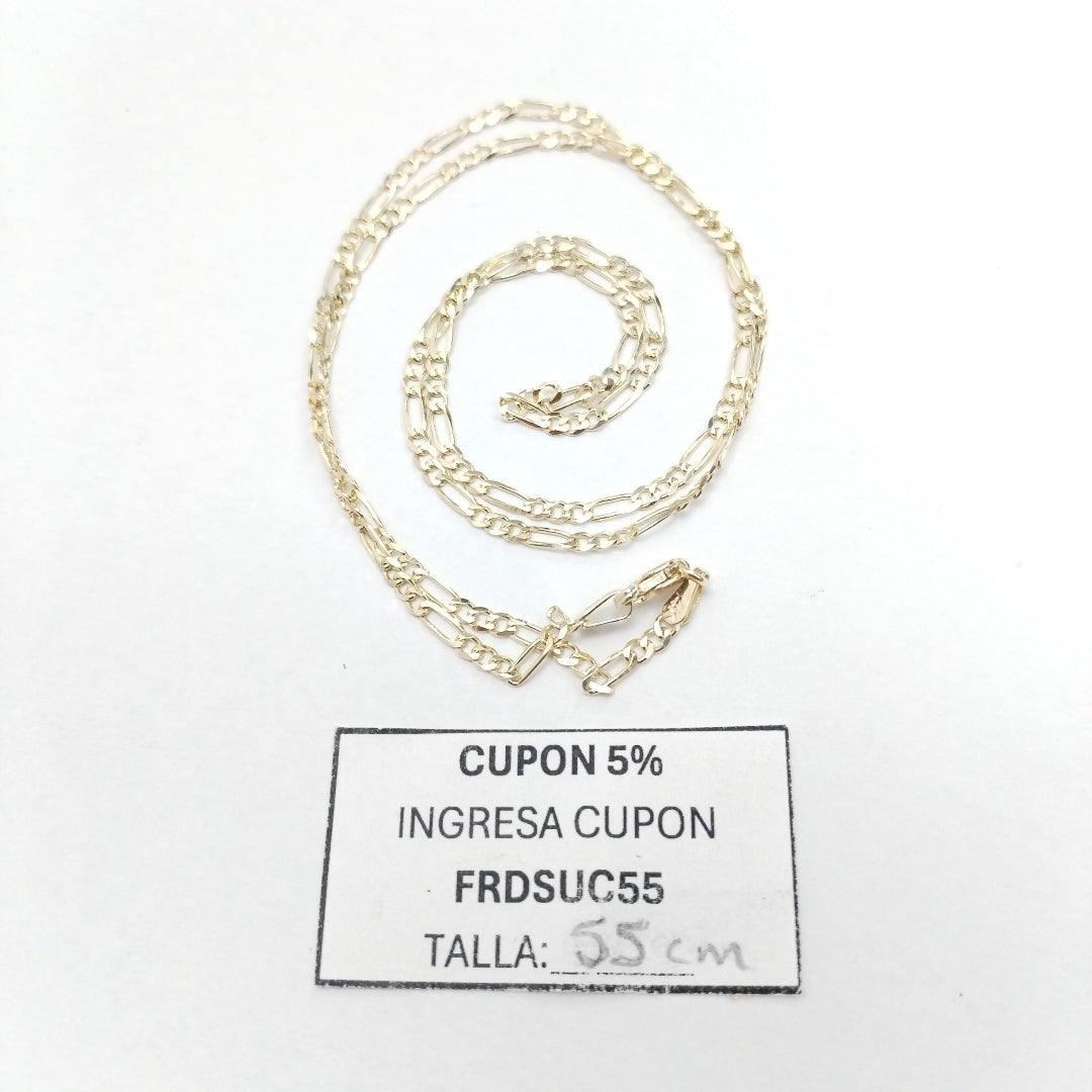 CADENA TEJIDO 3X1 5.1G 55 CM (NUEVO)