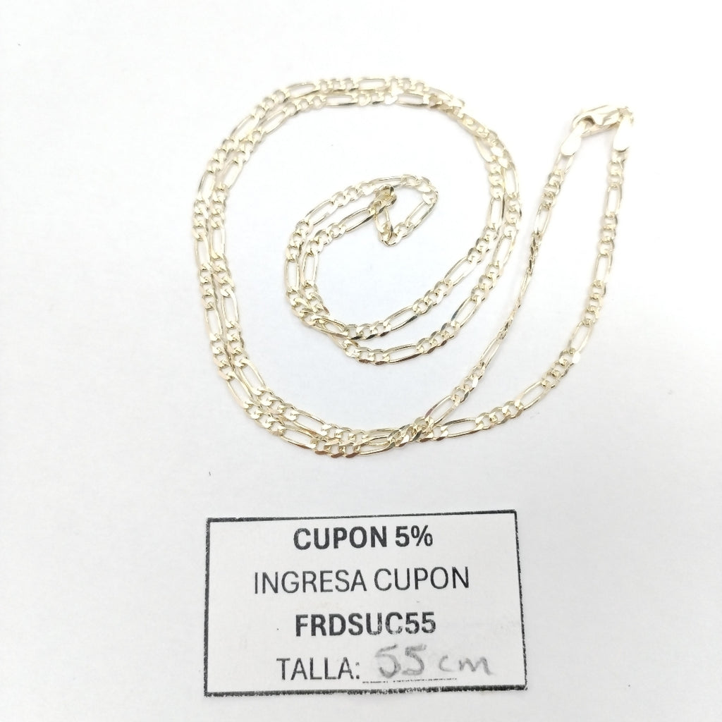 CADENA TEJIDO 3X1 5.1G 55 CM (NUEVO)