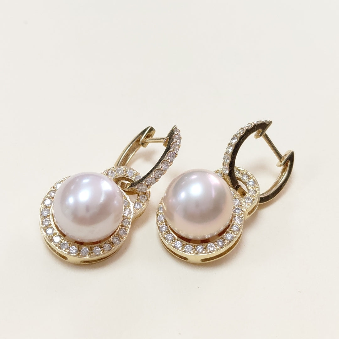 ARETES PAR ORO 14 K 9.8 GRMS (SEMINUEVO)