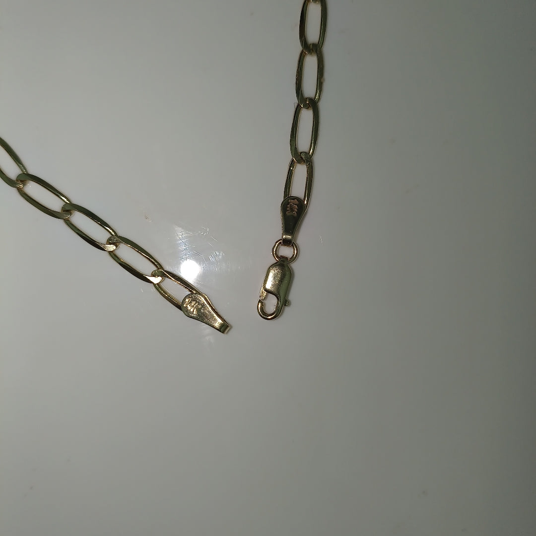 PULSERA TEJIDO ESLABONES 4.6G 21 CM (NUEVO)