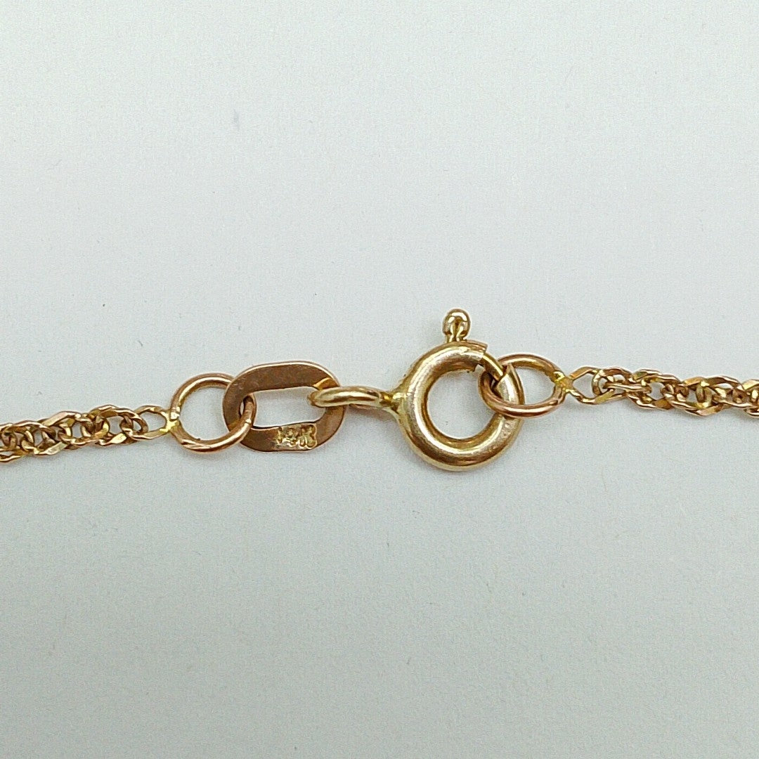 K1 2,20 GRMS 14 K ESPECIFICACIONES COMPLEMENTARIAS CADENA TEJIDO ESPECIAL TIPO T (SEMINUEVO)